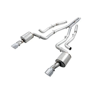 AWE Touring Edition Cat-Back Exhaust (Polished Tips): Dodge Charger 5.7L Hemi 2017 - 2023