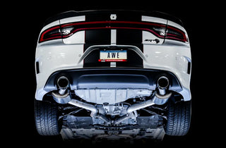 AWE Touring Edition Cat-Back Exhaust (Polished Tips): Dodge Charger 5.7L Hemi 2017 - 2023
