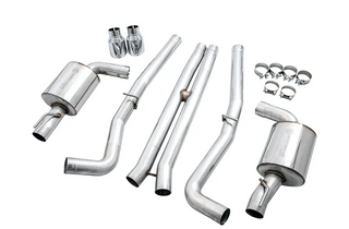 AWE Touring Cat-Back Exhaust (Polished Tips): Dodge Charger (15-23) 6.4L 392 & 6.2L Hellcat