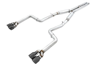 AWE Track Edition Cat-Back Exhaust (Black Tips): Dodge Challenger 5.7L Hemi 2017 - 2023