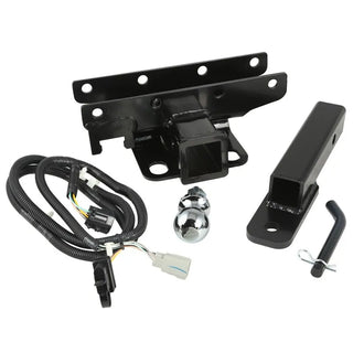 Rugged Ridge 2-Inch Hitch Kit w/ Ball: Fits Most Jeep Wrangler Models (2007-2018)