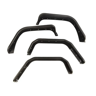 Rugged Ridge Steel Tube Fender Set (F&R): Jeep Wrangler (07-18) - Matte Black