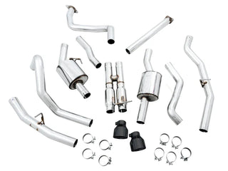 AWE 0FG Cat-Back Exhaust (Black Tips): Ram 6.2L TRX 1500 2021 - 2024