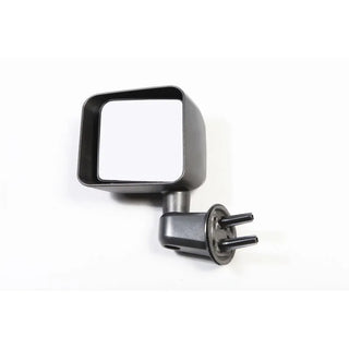Omix Door Mirror Black LH: Fits Most Jeep Wrangler JK Models (2007-2018)