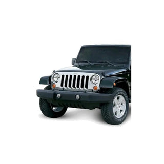 Omix Chrome Grille Overlay: Fits Most Jeep Wrangler Models (2007-2018)