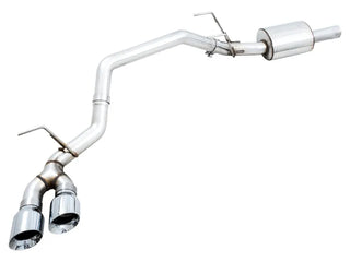 AWE 0FG Cat-Back Exhaust (SS Tips, Single Exit): Dodge Ram 5.7L Hemi (02-18) - Polished