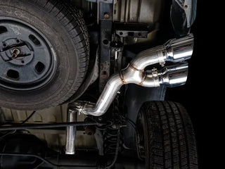 AWE 0FG Cat-Back Exhaust (SS Tips, Single Exit): Dodge Ram 5.7L Hemi (02-18) - Polished