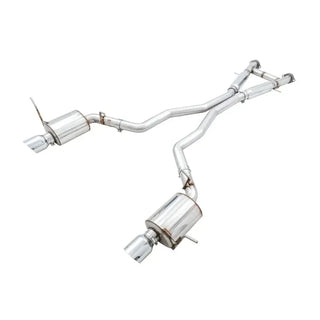 AWE Touring Edition Cat-Back Exhaust (Polished Tips): Jeep Grand Cherokee 6.4L SRT 2012 - 2021