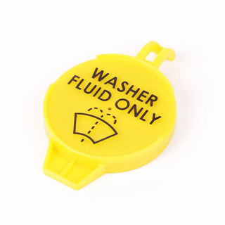 Omix Windshield Reservoir Cap: Fits Most Jeep Wrangler Models (2007-2018) - Yellow