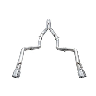 AWE Track Edition Catback Exhaust Chrome Silver Tips (REAR): Charger R/T Scat Pack 6.4L / SRT 392 / Hellcat & Redeye 6.2L 2015-23