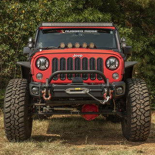Rugged Ridge Arcus Front Bumper Set w/ Overrider (FRONT): Fits Jeep (05-26)