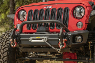 Rugged Ridge Arcus Front Bumper Set w/ Overrider (FRONT): Fits Jeep (05-26)