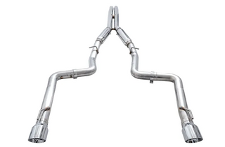 AWE Track Edition Catback Exhaust Chrome Silver Tips (REAR): Charger R/T Scat Pack 6.4L / SRT 392 / Hellcat & Redeye 6.2L 2015-23