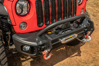 Rugged Ridge Arcus Front Bumper Set w/ Overrider (FRONT): Fits Jeep (05-26)