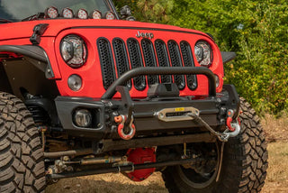 Rugged Ridge Arcus Front Bumper Set w/ Overrider (FRONT): Fits Jeep (05-26)