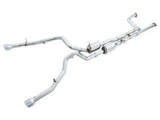 AWE 0FG Cat-Back Exhaust (Polished Tips): Ram 6.2L TRX 1500 2021 - 2024