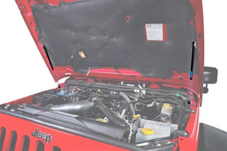 Rugged Ridge Hood Lift Kit: Fits Most Jeep Wrangler Models (2007-2018)