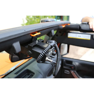 Rugged Ridge CB Radio Mount Bracket: Fits Most Jeep Wrangler Models (2007-2018)