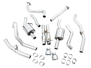 AWE 0FG Cat-Back Exhaust (Polished Tips): Ram 6.2L TRX 1500 2021 - 2024