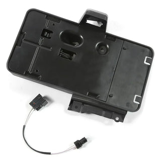 Omix Rear License Plate Bracket: Fits Most Jeep Wrangler JK Models (2007-2018) - Black Plastic