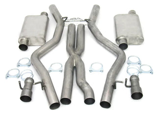 JBA Cat-Back Exhaust System: Dodge Challenger SRT8 2008 - 2014 (6.1L & 6.4L Hemi)