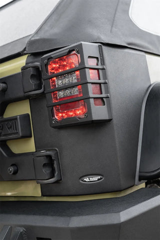 Rugged Ridge Rear Corner Body Armor Kit: Fits Most Jeep Wrangler Models (2007-2018)
