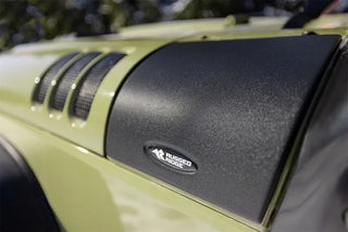 Rugged Ridge Body Armor Cowl Guard: Fits Most Jeep Wrangler Models (2007-2018) - Black