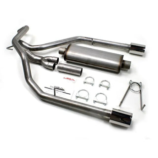 JBA 3" to 2.5" SS Cat Back Exhaust System (REAR): Dodge / RAM 1500 Quad Cab 2006-2018 5.7L HEMI