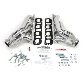 JBA 1.875" Shorty Headers Silver Ceramic (FRONT): Fits Challenger / Charger / Magnum / 300C 2005-2014 6.1L & 6.4L