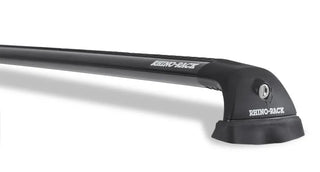 Rhino-Rack Vortex SG 2 Bar Hard Top Roof Rack (2 DOOR) (ROOF): Jeep Wrangler (07-26) - Black