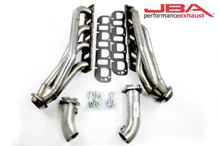 JBA Shorty Headers (Raw Finish): Dodge Durango 5.7L Hemi 2004 - 2008
