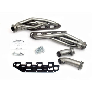 JBA Shorty Headers (Raw Finish): Dodge Durango 5.7L Hemi 2004 - 2008