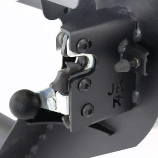 Go Rhino Trailline Rear Tube Door (REAR): Jeep Wrangler (07-18) - Black