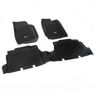 Rugged Ridge All Terrain Floor Liner Kit (F&R): Jeep Wrangler (07-18) / Grand Cherokee (05-10)