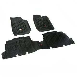 Rugged Ridge All Terrain Floor Liner Kit (F&R): Jeep Wrangler (07-18) / Grand Cherokee (05-10)