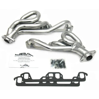 JBA Shorty Headers (Silver Ceramic): Dodge Ram / Dakota / Durango (94-04) w/ Hardware