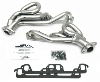 JBA Shorty Headers (Silver Ceramic): Dodge Ram / Dakota / Durango (94-04) w/ Hardware