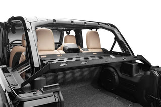 Rugged Ridge Interior Storage Rack for Jeep Wrangler Unlimited 4-Door (2007-2024) - Black Steel