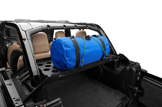 Rugged Ridge Interior Storage Rack for Jeep Wrangler Unlimited 4-Door (2007-2024) - Black Steel