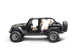 Rugged Ridge Interior Storage Rack for Jeep Wrangler Unlimited 4-Door (2007-2024) - Black Steel