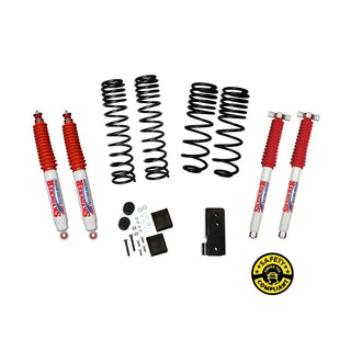 Skyjacker Dual Rate Long Travel Suspension Lift Kit (F&R): Jeep Wrangler (07-18)