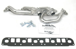 JBA Shorty Header (Silver Ceramic): Jeep Wrangler 4.0L 2000 - 2006