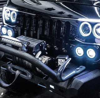 ORACLE Lighting Vector Grille Halo Kit (FRONT): Jeep Wrangler (07-26)
