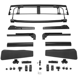 Rugged Ridge Voyager Frameless Soft Top: Fits Most Jeep Wrangler Models (2007-2018) - Black Diamond
