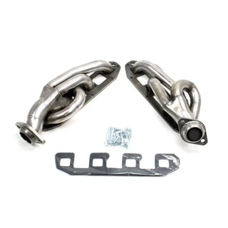JBA Shorty Headers (Raw Finish): Dodge Ram 5.7L Hemi 1500 2009 - 2018 (Also fits 19+ Classic Models)