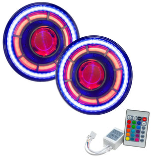 ORACLE Lighting Oculus 7" ColorSHIFT Bi-LED Projectors (F&R): Jeep Wrangler (07-18)