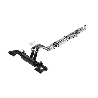 Borla S-Type Cat-Back Exhaust System (Black Tips): Jeep Wrangler Rubicon 6.4L 392 2021 - 2025