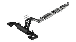 Borla S-Type Cat-Back Exhaust System (Black Tips): Jeep Wrangler Rubicon 6.4L 392 2021 - 2025