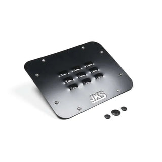 JKS Manufacturing Louvered Metal Tailgate Vent Cover: Fits Most Jeep Wrangler Models (2007-2018)