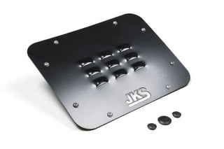 JKS Manufacturing Louvered Metal Tailgate Vent Cover: Fits Most Jeep Wrangler Models (2007-2018)